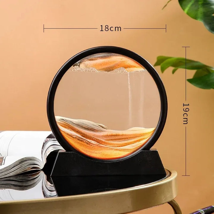 3D Hourglass Quicksand Moving