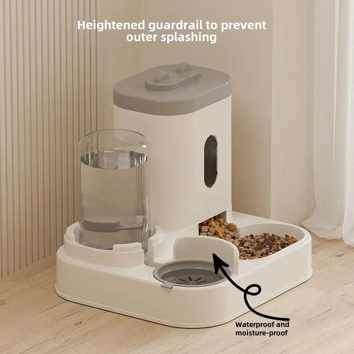 Automatic Feeder Cat Dog Food Bowl With Water