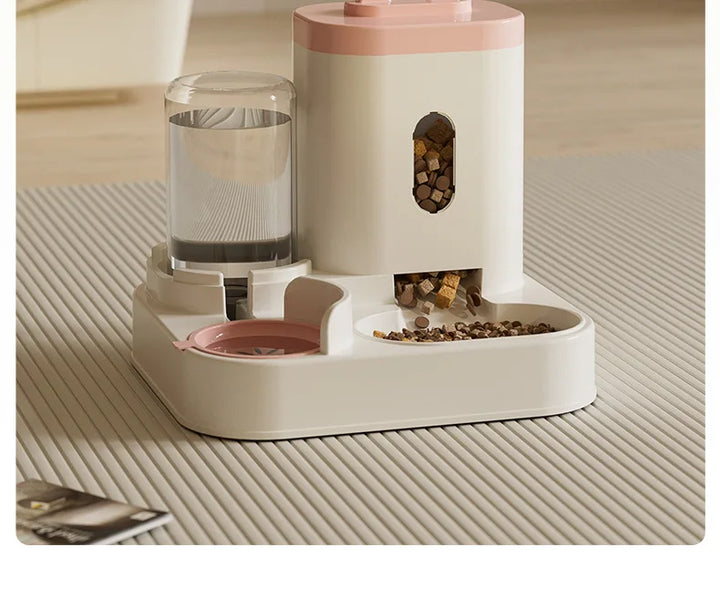 Automatic Feeder Cat Dog Food Bowl With Water