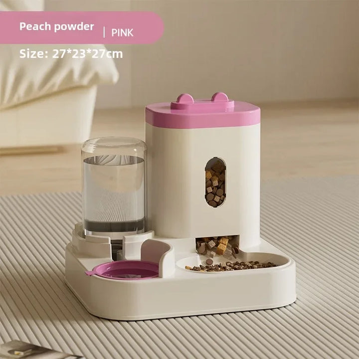 Automatic Feeder Cat Dog Food Bowl With Water